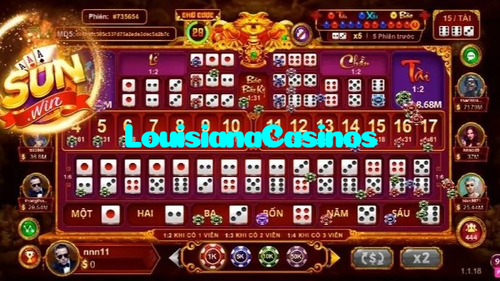available types of LouisianaCasinos bet including pre-match live express and system bets